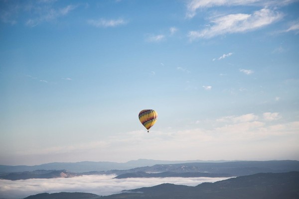 Mon vol en montgolfière